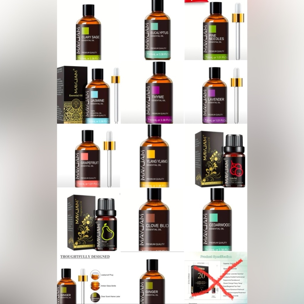 Bundle of MAYJAM essential oils—NEW